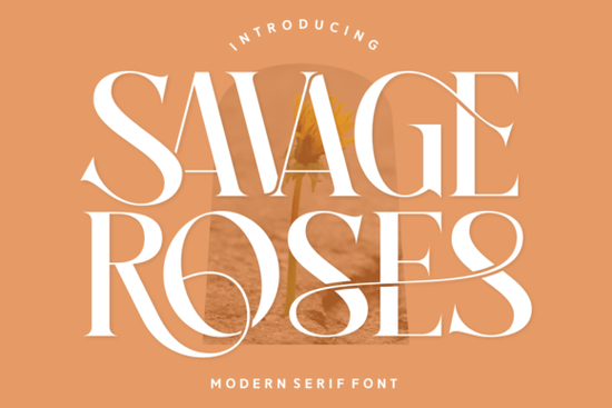 Savage Roses Font